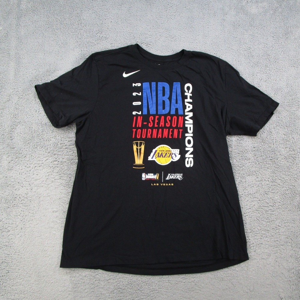 Nike Los Angeles Lakers 2023 NBA In-Season Tournament Champions Shirt Mens XL